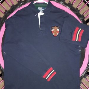 Polo vintage long sleeve with crest
